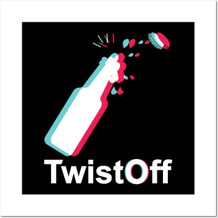 Twist Off Beer White Posters and Art